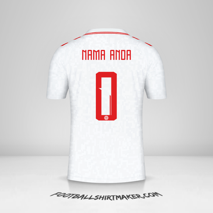 Jersey Denmark 2024 II -  nama anda - 0