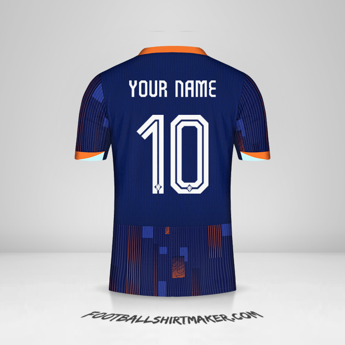 Netherlands 2024 II jersey number 10 your name