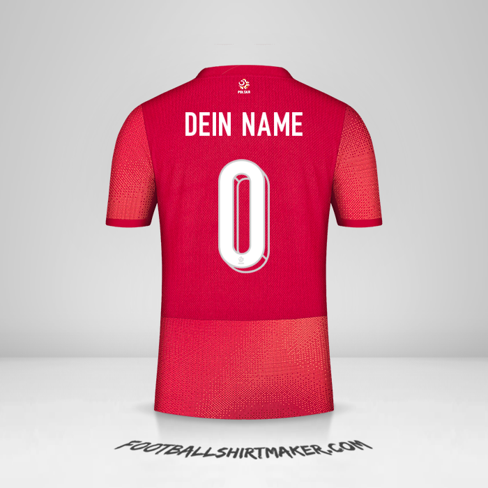 Trikot Polen 2024 II -  dein name - 0