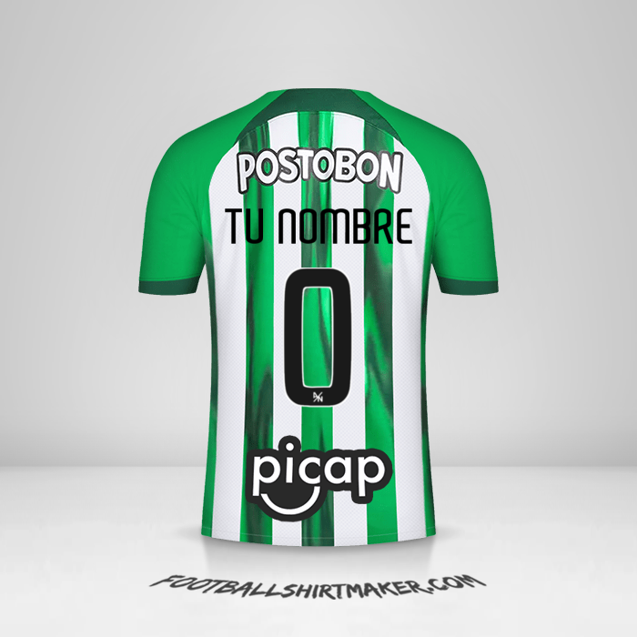 Camiseta Atletico Nacional 2024 -  tu nombre - 0