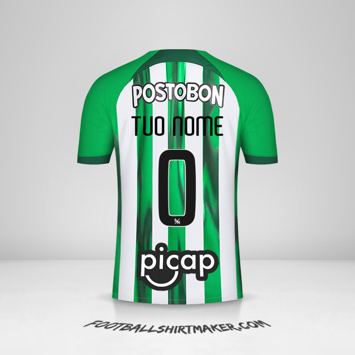 Maglia Atletico Nacional 2024 -  tuo nome - 0