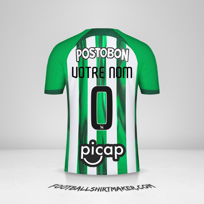 Maillot Atletico Nacional 2024 -  votre nom - 0