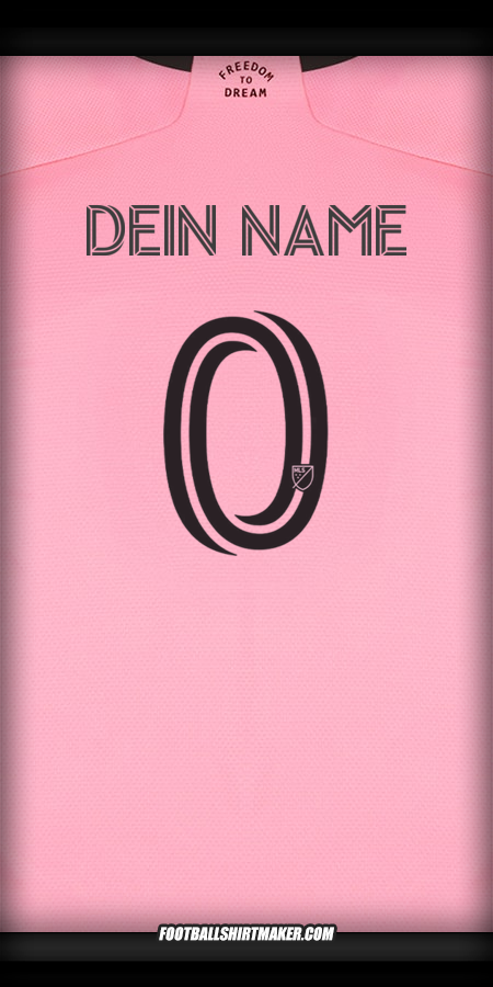Trikot Inter Miami 2024/2025 -  dein name - 0