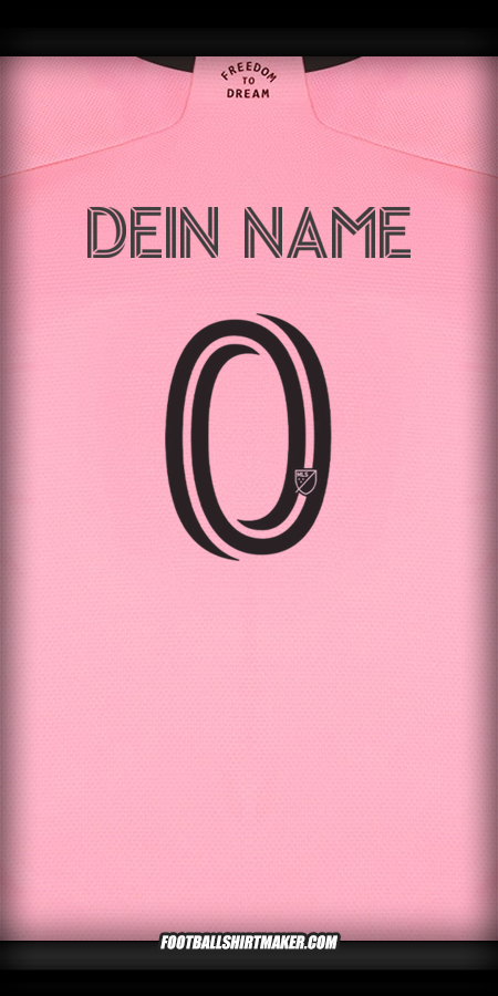 Trikot Inter Miami 2024/2025 -  dein name - 0