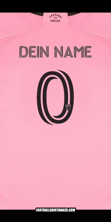 Trikot Inter Miami 2024/2025 -  dein name - 0