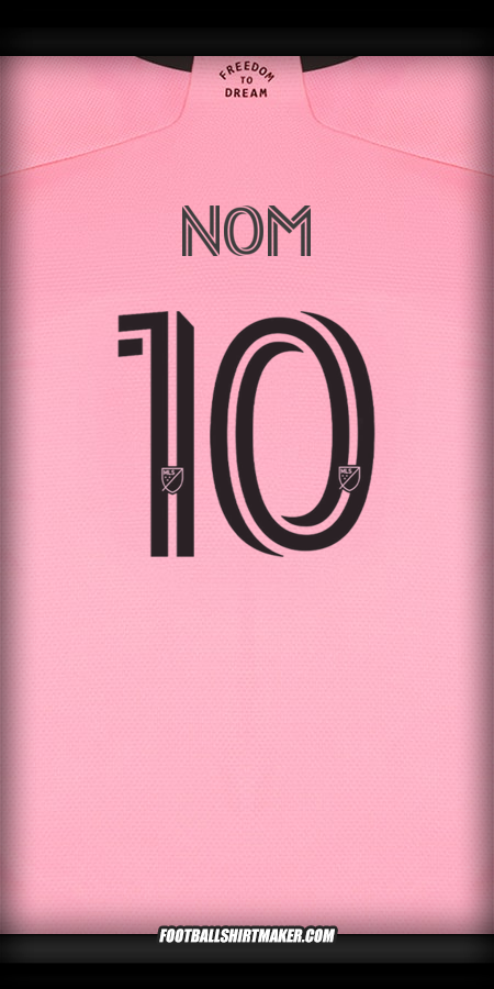 Maillot Inter Miami 2024/2025 -  nom - 10