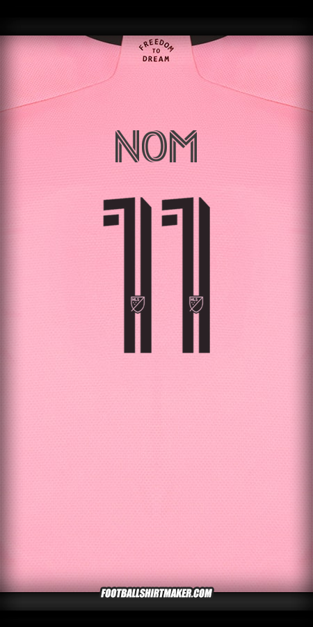 Maillot Inter Miami 2024/2025 -  nom - 11