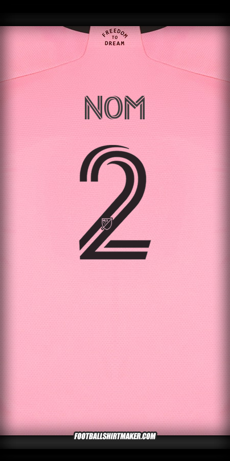 Maillot Inter Miami 2024/2025 -  nom - 2