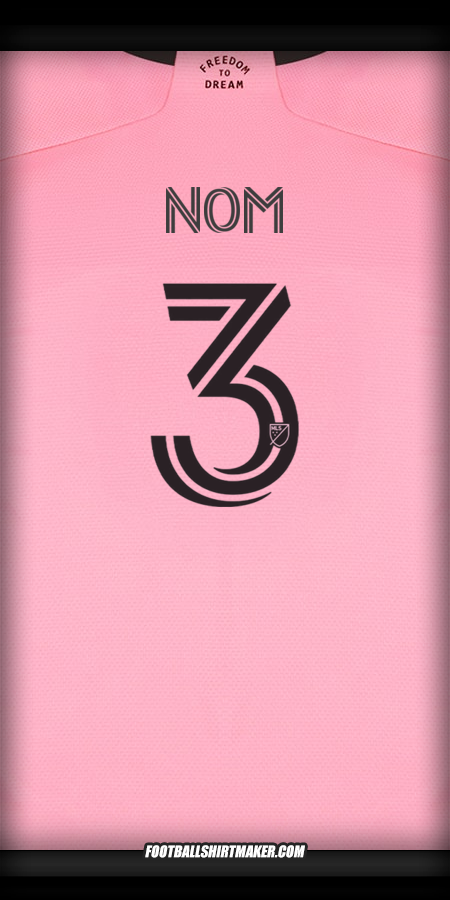 Maillot Inter Miami 2024/2025 -  nom - 3