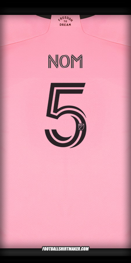 Maillot Inter Miami 2024/2025 -  nom - 5