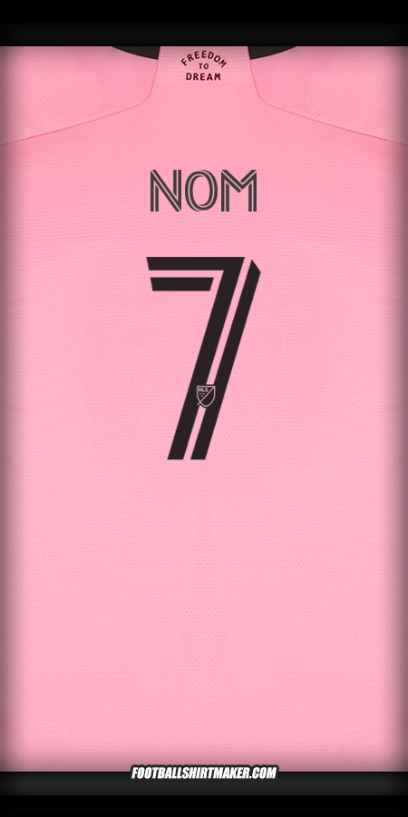 Maillot Inter Miami 2024/2025 -  nom - 7