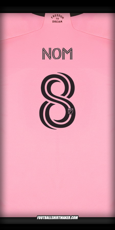 Maillot Inter Miami 2024/2025 -  nom - 8