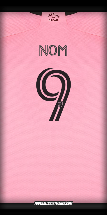 Maillot Inter Miami 2024/2025 -  nom - 9