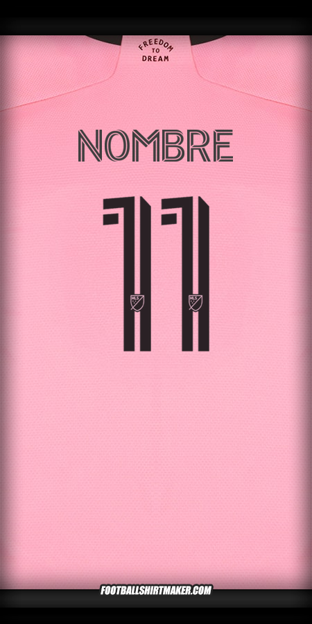 Jersey Inter Miami 2024/2025 -  nombre - 11