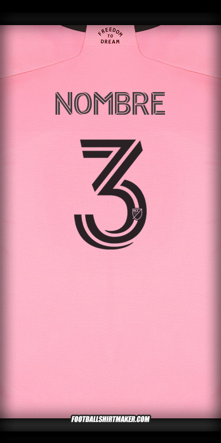 Camiseta Inter Miami 2024/2025 -  nombre - 3