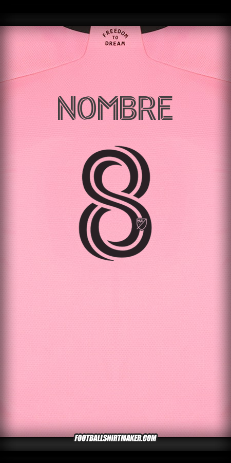 Jersey Inter Miami 2024/2025 -  nombre - 8