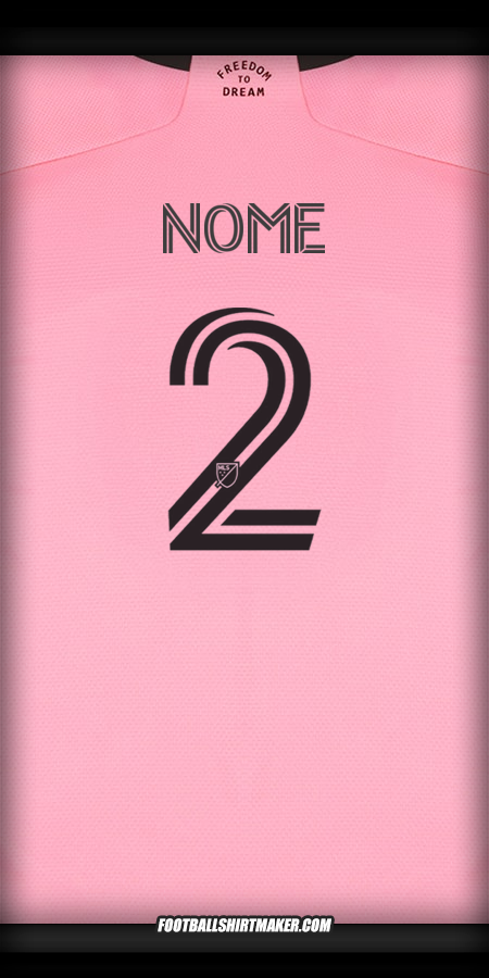 Camisa Inter Miami 2024/2025 -  nome - 2