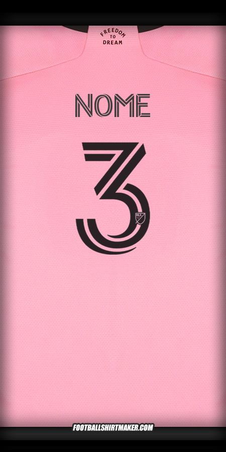 Camisola Inter Miami 2024/2025 -  nome - 3
