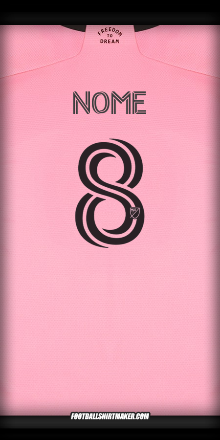 Camisola Inter Miami 2024/2025 -  nome - 8