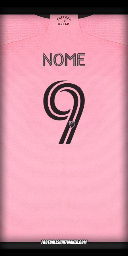 Camisola Inter Miami 2024/2025 -  nome - 9