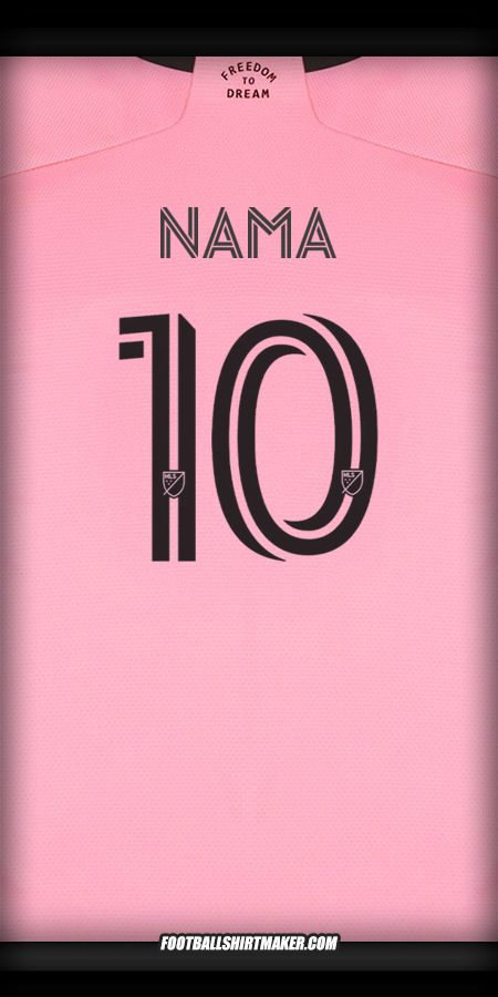Jersey Inter Miami 2024/2025 -  nama - 10