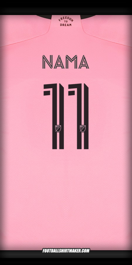 Jersey Inter Miami 2024/2025 -  nama - 11