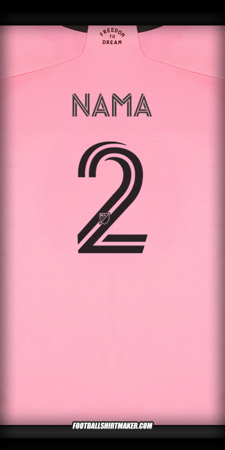 Jersey Inter Miami 2024/2025 -  nama - 2