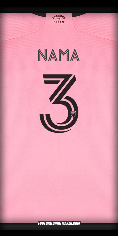 Jersey Inter Miami 2024/2025 -  nama - 3