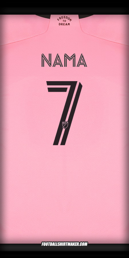 Jersey Inter Miami 2024/2025 -  nama - 7