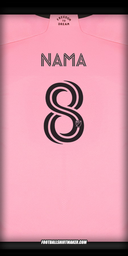 Jersey Inter Miami 2024/2025 -  nama - 8