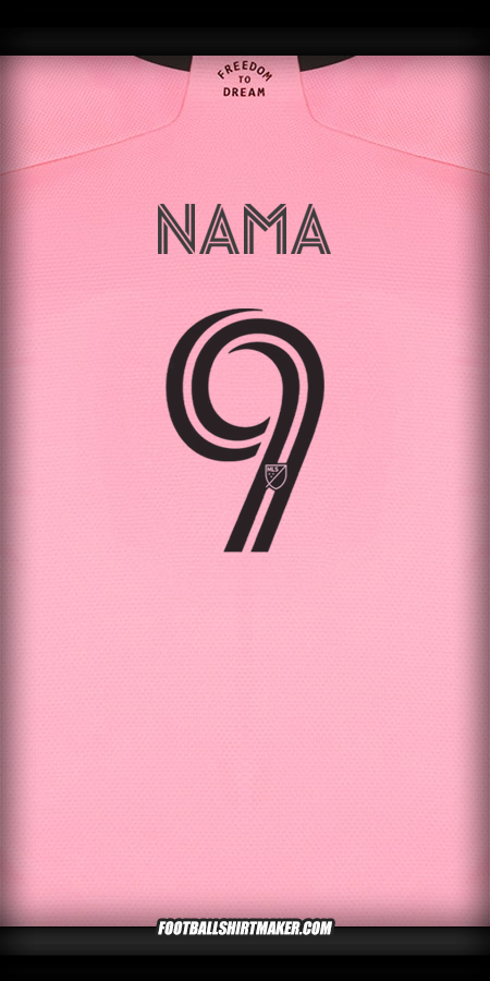 Jersey Inter Miami 2024/2025 -  nama - 9