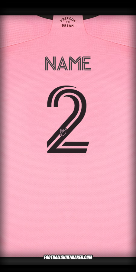 Shirt Inter Miami 2024/2025 -  name - 2