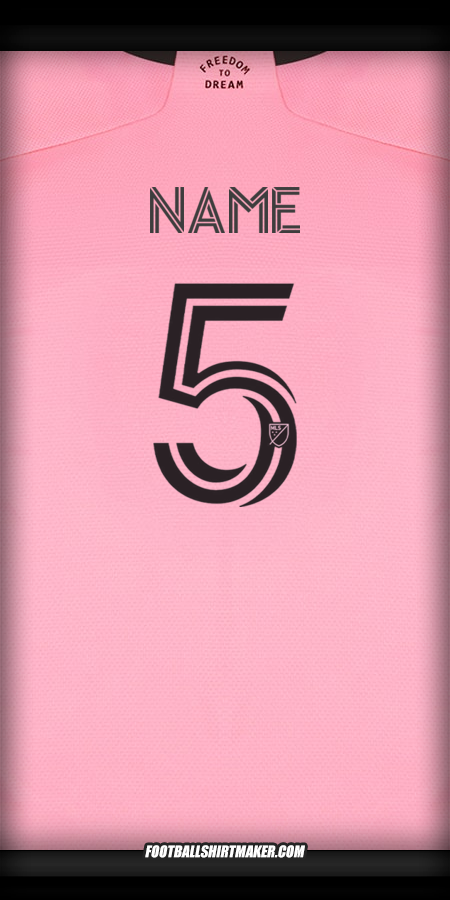 Shirt Inter Miami 2024/2025 -  name - 5