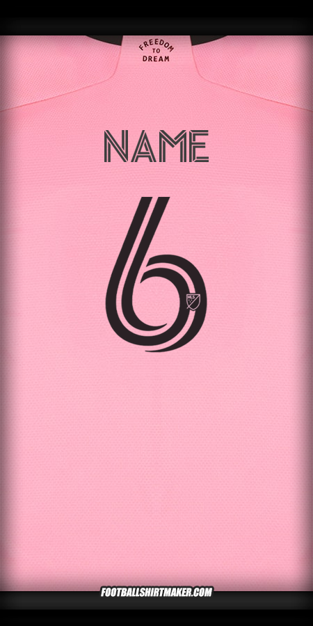 Shirt Inter Miami 2024/2025 -  name - 6