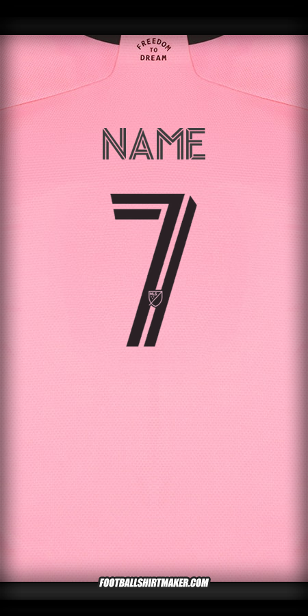 Jersey Inter Miami 2024/2025 -  name - 7