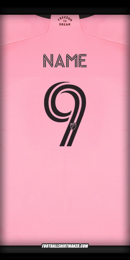 Shirt Inter Miami 2024/2025 -  name - 9