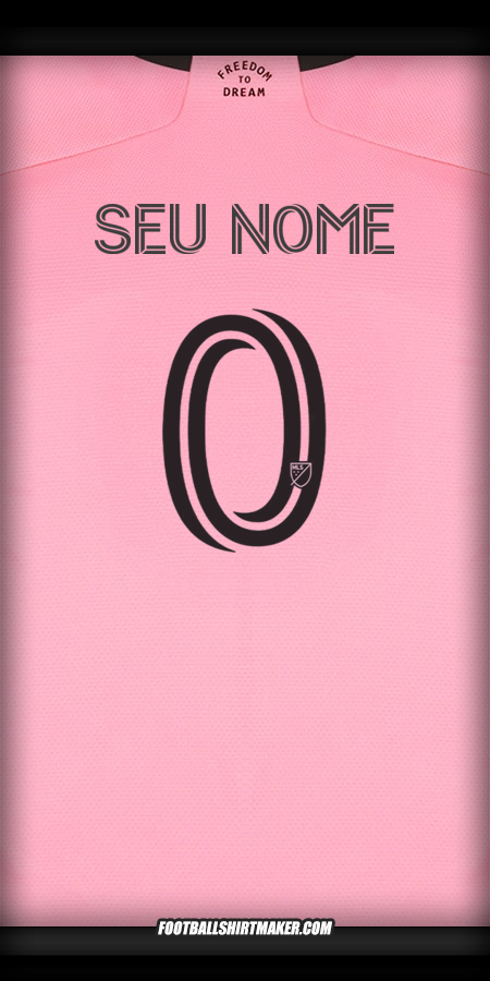 Camisa Inter Miami 2024/2025 -  seu nome - 0