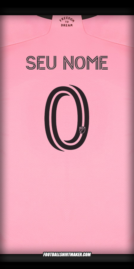 Camisa Inter Miami 2024/2025 -  seu nome - 0