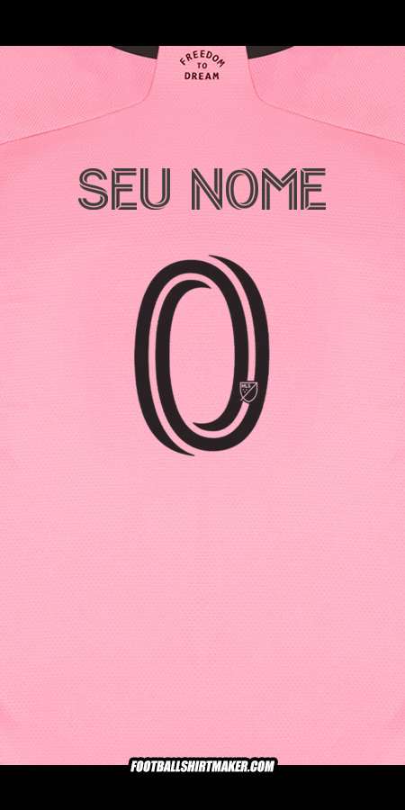 Camisa Inter Miami 2024/2025 -  seu nome - 0