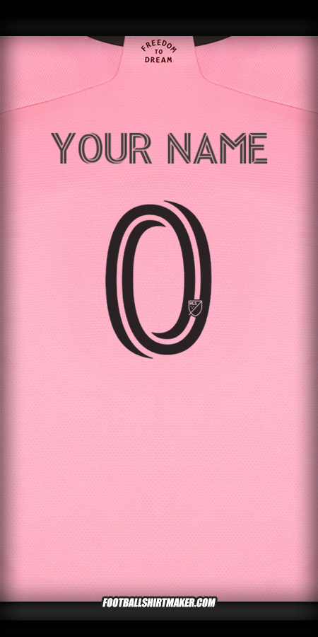 Shirt Inter Miami 2024/2025 -  your name - 0
