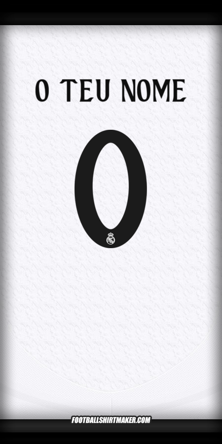 Camisola Real Madrid CF Cup 2024/2025 -  o teu nome - 0