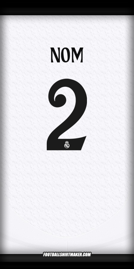 Maillot Real Madrid CF Cup 2024/2025 -  nom - 2
