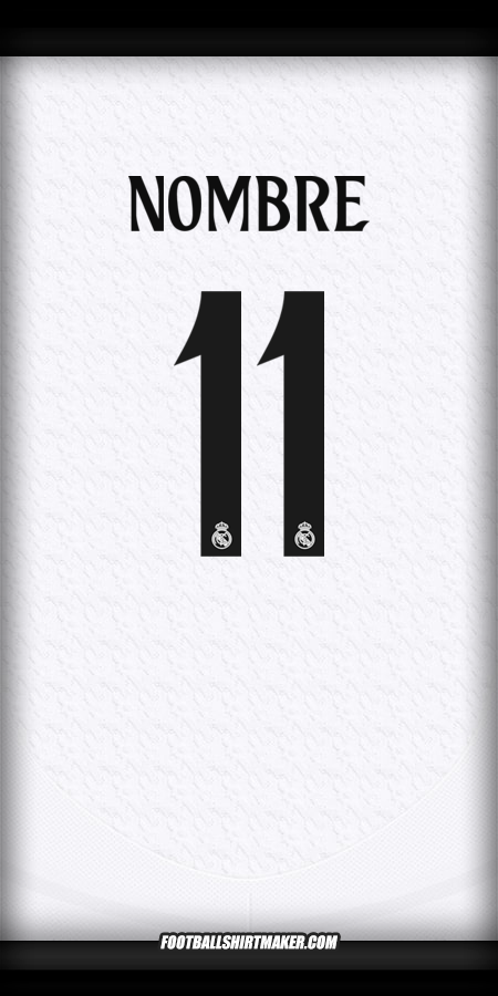 Jersey Real Madrid CF Cup 2024/2025 -  nombre - 11