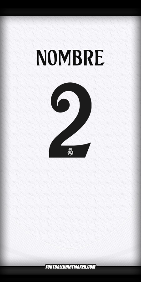 Jersey Real Madrid CF Cup 2024/2025 -  nombre - 2