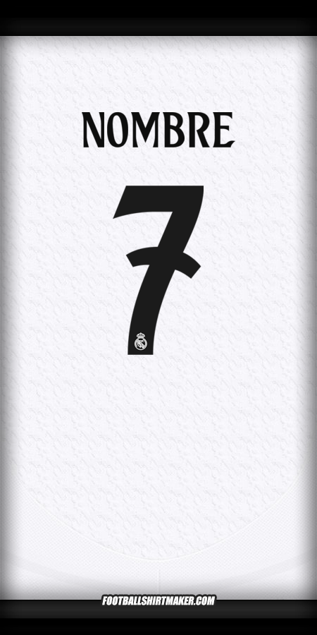 Camiseta Real Madrid CF Cup 2024/2025 -  nombre - 7