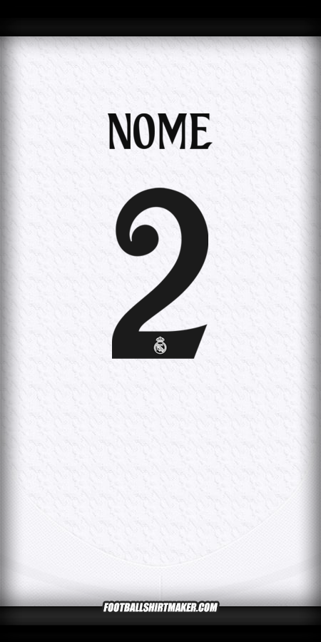 Camisola Real Madrid CF Cup 2024/2025 -  nome - 2