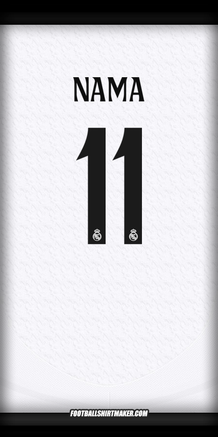 Jersey Real Madrid CF Cup 2024/2025 -  nama - 11