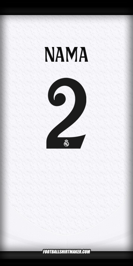 Jersey Real Madrid CF Cup 2024/2025 -  nama - 2