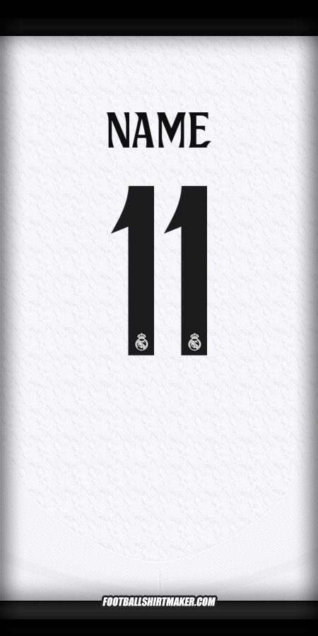 Shirt Real Madrid CF Cup 2024/2025 -  name - 11