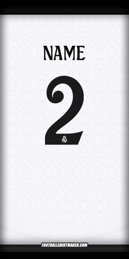 Trikot Real Madrid CF Cup 2024/2025 -  name - 2